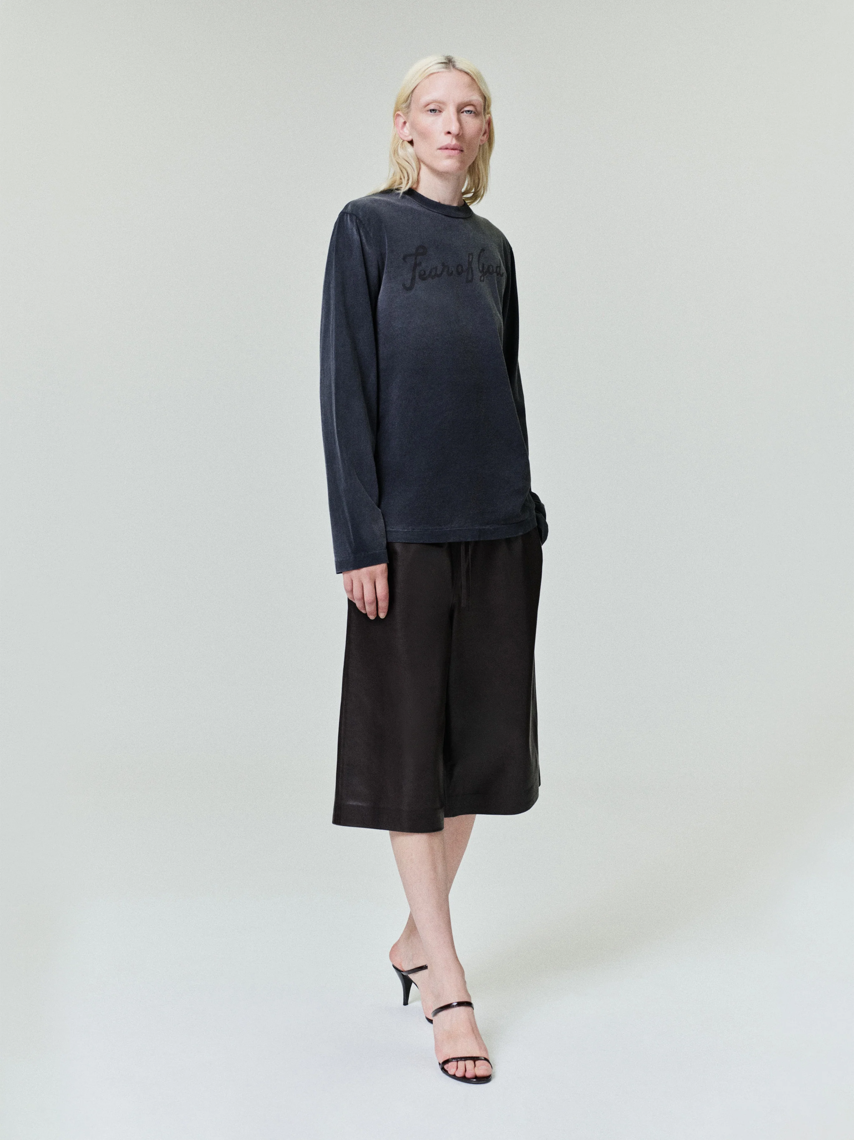 Womens Fear Of God Long Sleeve Tee