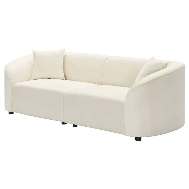 Christopher Knight Home - Allegra Sculptural 87 Curved Sofa