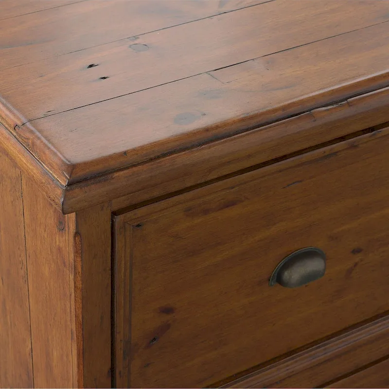 Dexter 23 Wide 3-Drawer Reclaimed Pine File Cabinet