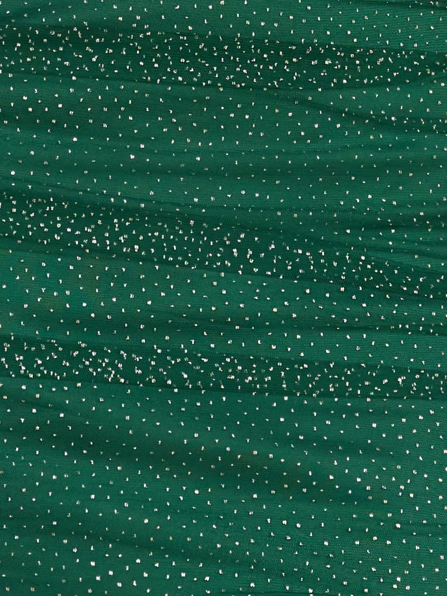 Dark Green Bow Bust Glitter Sheath Homecoming Dress