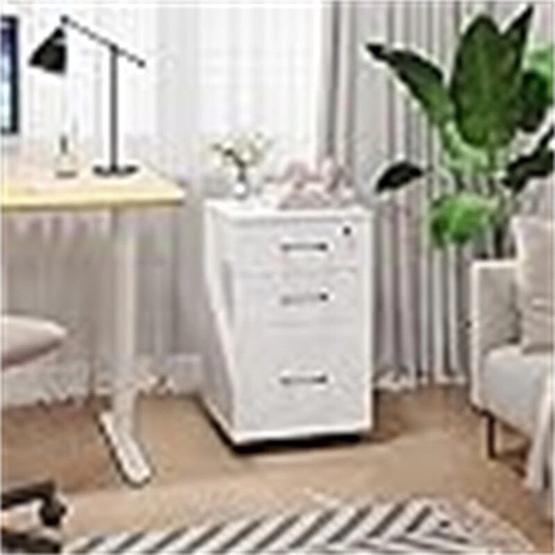 3 Drawer Wood Mobile File Cabinet - 26.5 D x 18.6 W x 6.9 H