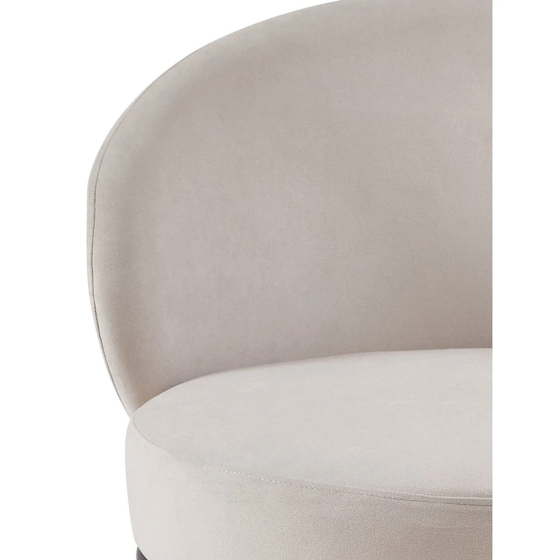 Mid Century Velvet Upholstered Living Room Accent Chair