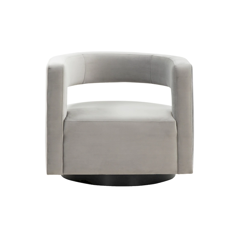 SAFAVIEH Couture Cela Swivel Chair (Fully Assembled) - 31.1 W x 28.4 L x 26.8 H - 31Wx28Dx27H