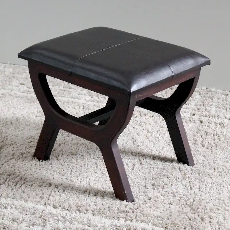 International Caravan Carmel Rectangular Vanity Stool