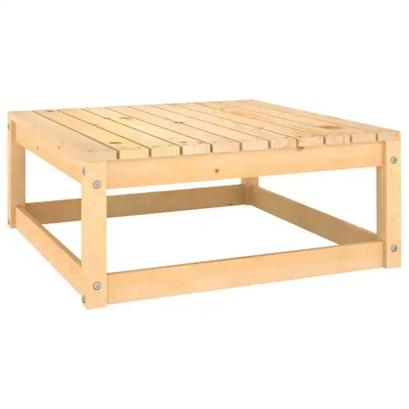 vidaXL Garden Lounge Set Solid pine wood, fabric (100% polyester)