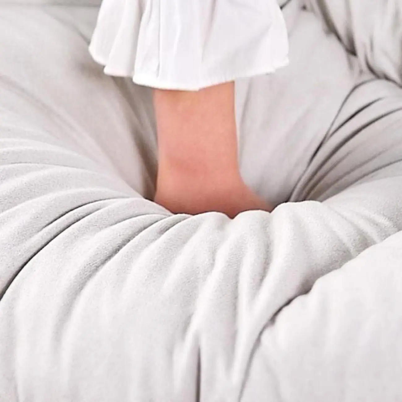 Faux Leather Wingback Rocking Chair with Removable Cushions