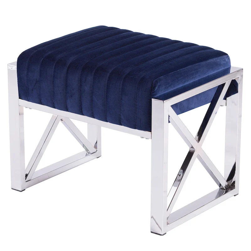 SEI Furniture Brent Fabric Ottoman