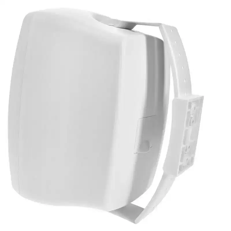 Monoprice 8in. Weatherproof 2-Way 70V Indoor/Outdoor Speaker, White (Each) For Use In Whole Home Audio Systems, Restaurants, Bars, Retail stores
