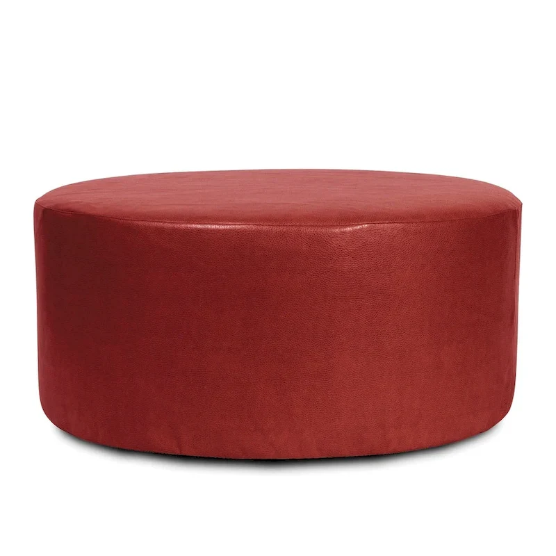 Allan Andrews 36 Universal Round Ottoman With Slipcover, Avanti Collection