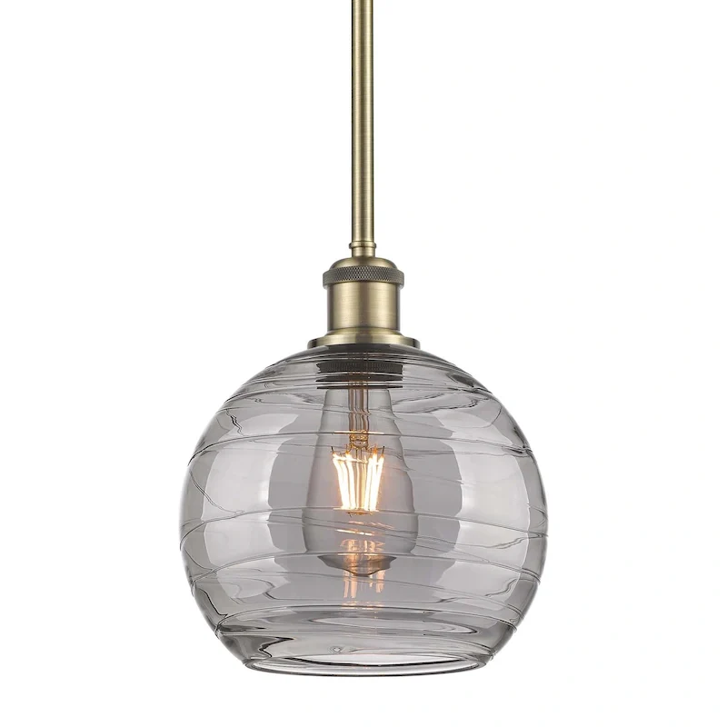 Innovations Lighting 516-1S-10-8 Athens Deco Swirl Pendant Athens Deco