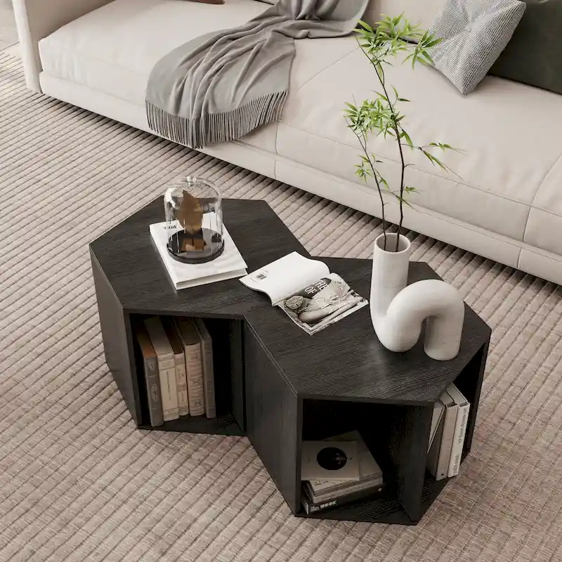 Hexagonal Coffee Table Side Table Nightstand
