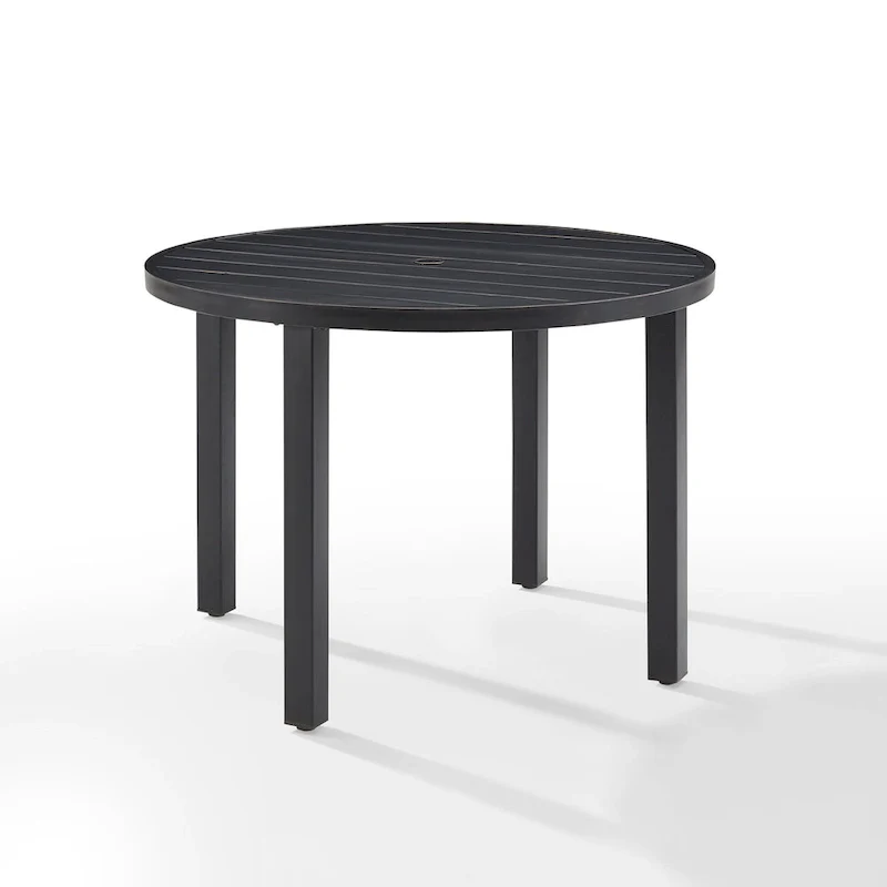 Crosley Kaplan 42  Round Outdoor Metal Dining Table