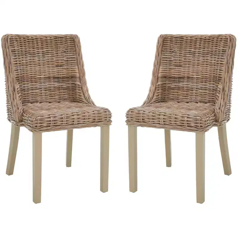 Caprice Dining Chair (Set of 2) - SEA7005 - Grey - Safavieh