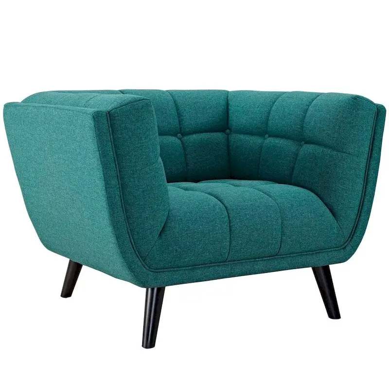2-Piece Upholstered Fabric Sofa and Armchair Set