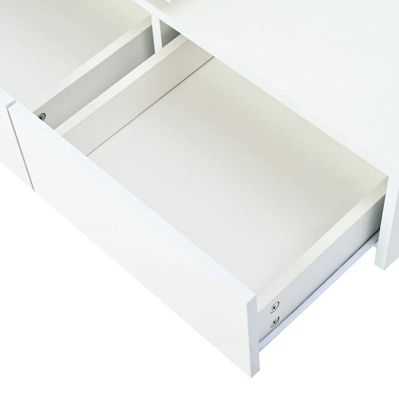 Modern Square Wood Coffee Table