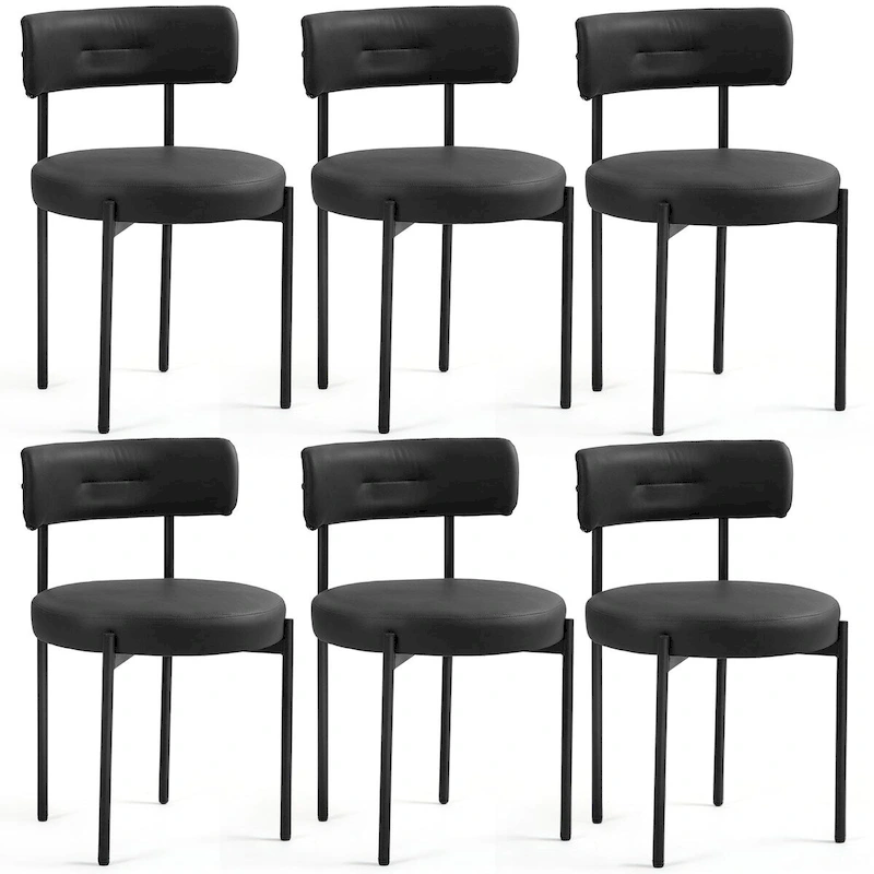 AVAWING Dining Chairs Mid-Century Modern Kitchen Chairs Set of 6