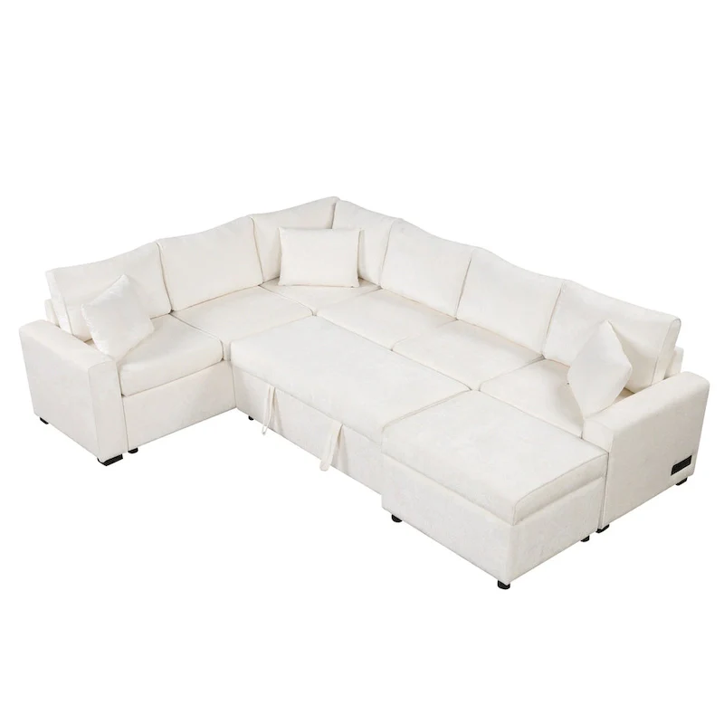 Sectional Sofa Pull-out Sofa Bed Sleeper