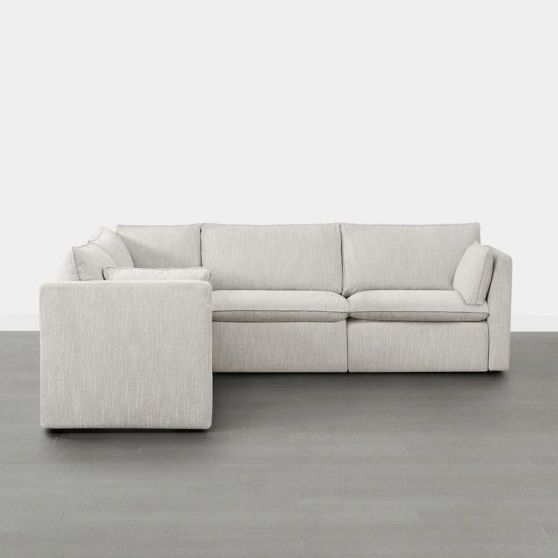 Cypress V-shape Sectional Couches Modular Sofa