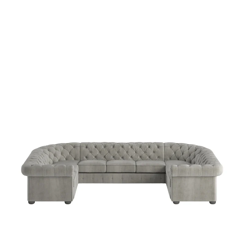 Knightsbridge Chesterfield U-shaped Sectional by iNSPIRE Q Artisan