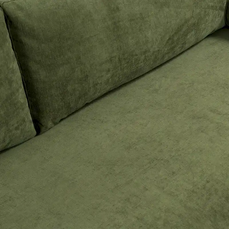 Poly & Bark Lea 90   Sofa - Includes 2 Bloster Pillows and Removable Cushion Covers