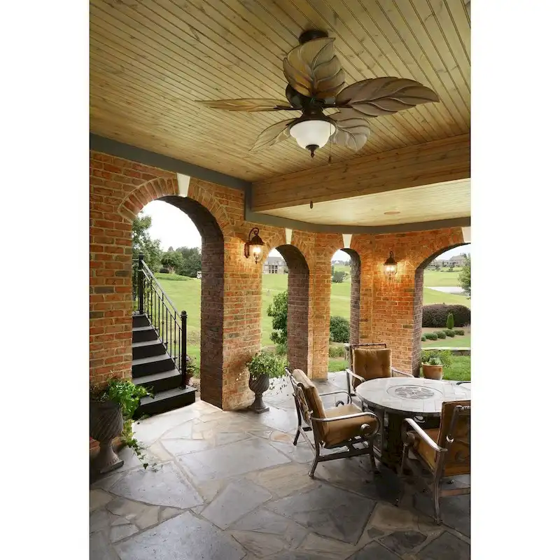 AirPro Collection 52  Five-Blade Indoor Outdoor Ceiling Fan - 7.940  x 19.960  x 12.500