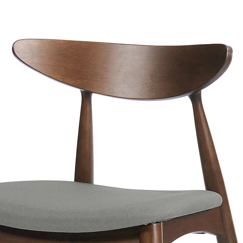 Barron Mid-Century Modern Dining Chairs (Set of 2) by Christopher Knight Home - 22.50   W x 19.75   L x 28.75   H