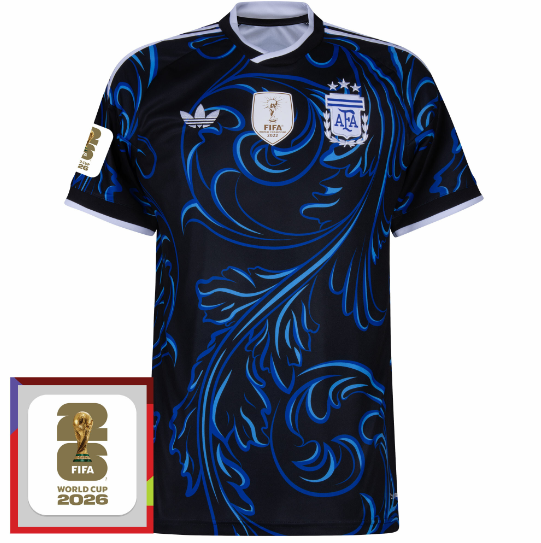 Argentina Away Jersey 2026-2027 incl. FIFA World Cup 2026 Winners Edition Patch
