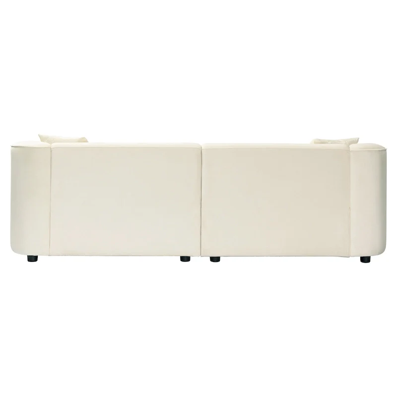 Christopher Knight Home - Allegra Sculptural 87 Curved Sofa