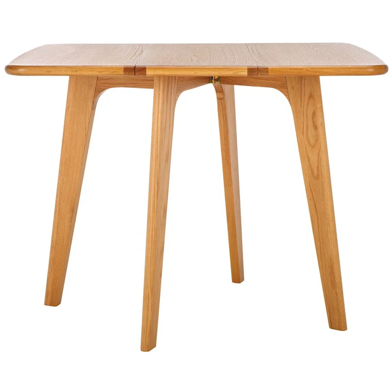 SAFAVIEH Couture Annliese Natural Gateleg Dining Table - 37 W x 30 D x 28 H - 37Wx30Dx28H
