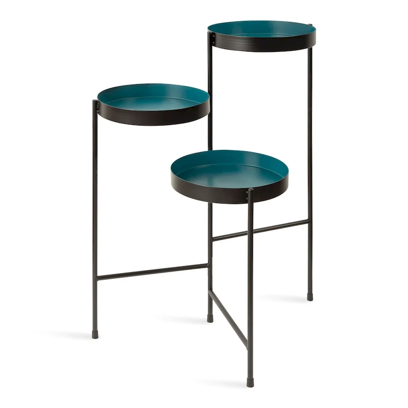 Kate and Laurel Finn Metal 3-tier Modern Plant Stand - 16x21x30