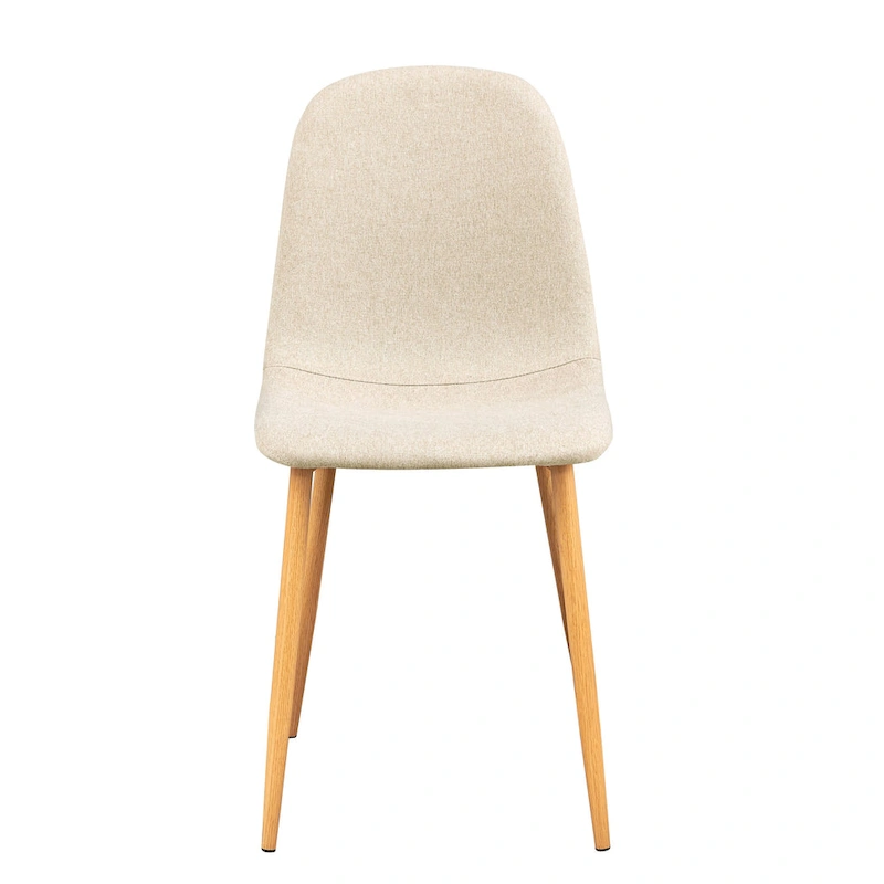 HomyLin Dining Chair Set of 4 Upholstered Fabric Low Back Armless