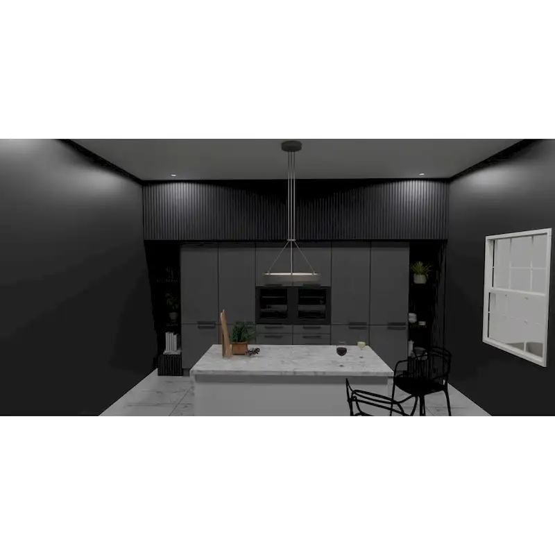 Drury Integrated LED Pewter Cast Iron Pendant Light