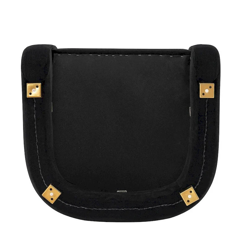 Velvet lounge chair two-piece set