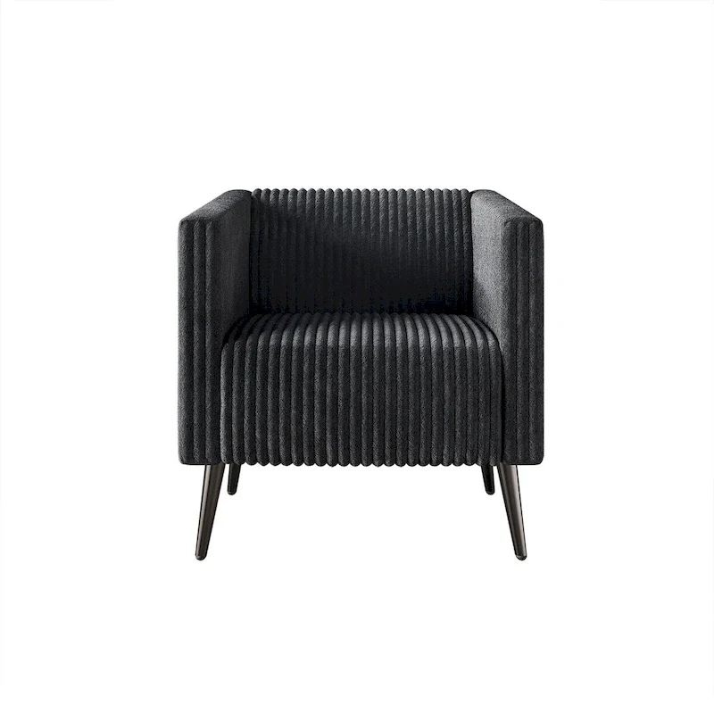 CraftPorch Corduroy Modern and Glamorous Velvet Upholstered Arm Chair