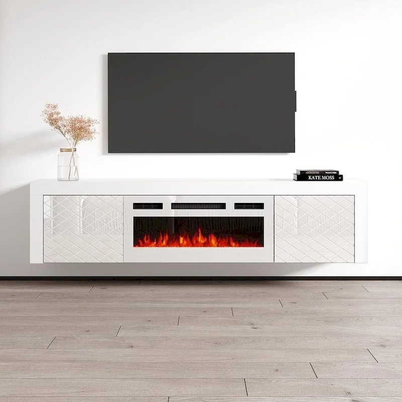 Dia WH-EF Electric Fireplace 71  TV Stand