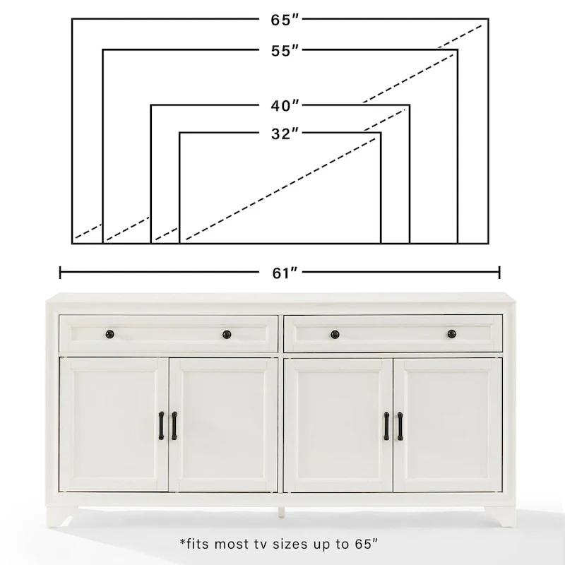 Crosley Tara Sideboard - 15x61x29.63