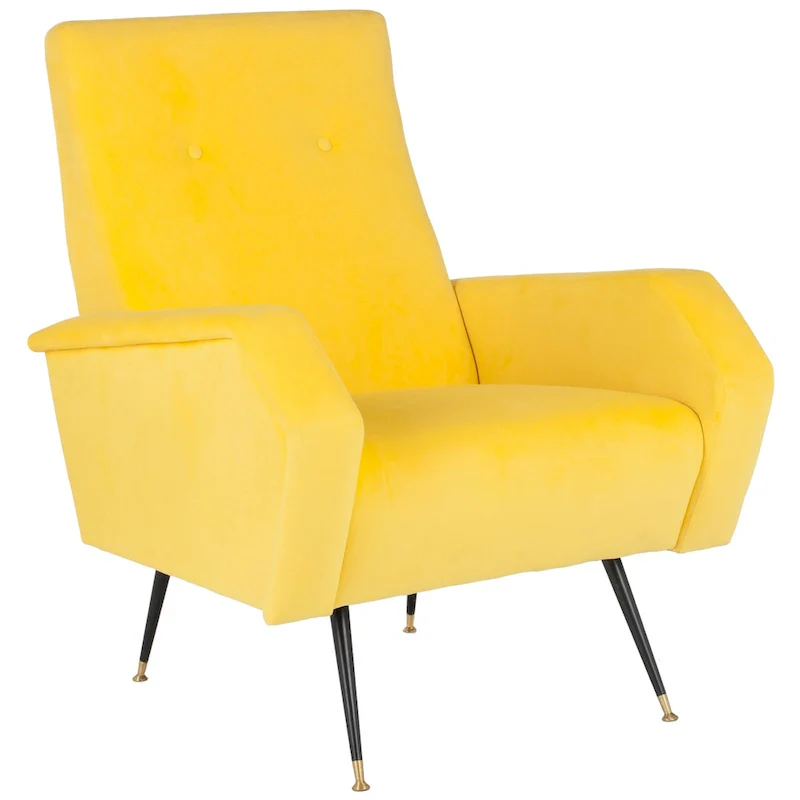 SAFAVIEH Senja Mid-Century Modern Retro Club Chair - 27.5  x 34.8  x 37  - 28Wx35Dx37H