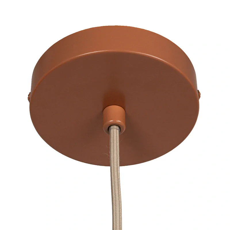 Scalloped Metal Pendant Lamp