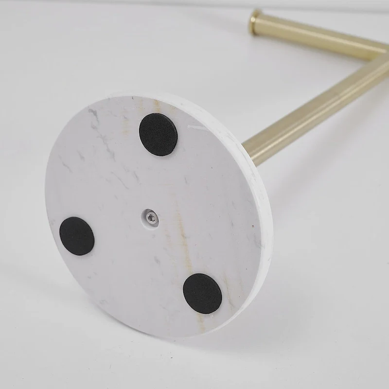 T-Shape Towel Rack With Natural Marble Base