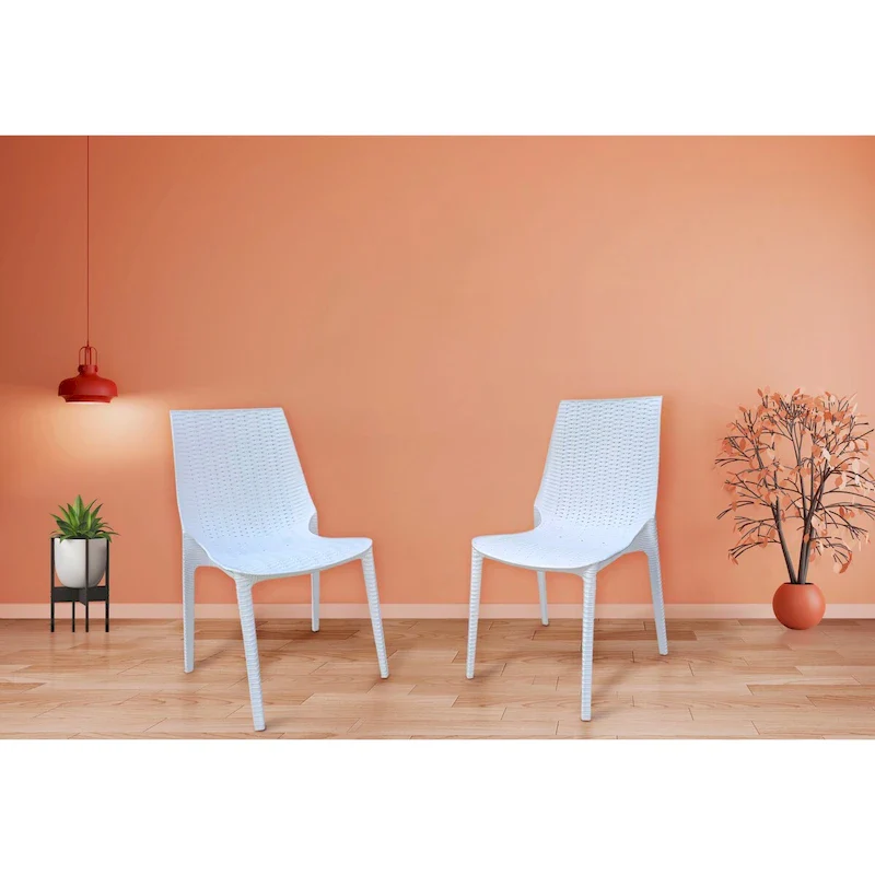 Lumina outdoor patio chair, set of two