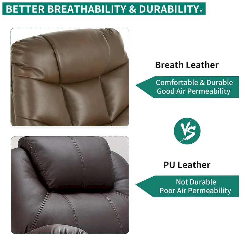 Modern Massage and Heating Recliner Sofa Chair