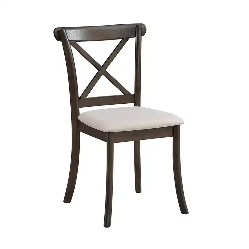 Vatros Wooden Dining Chairs Set of 2, Modern Upholstered Dining Room Chair