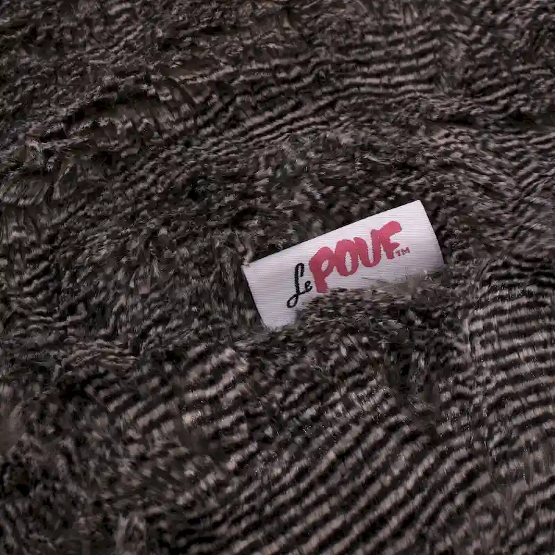 Greyrock Modern Glam Faux Fur Winter Bean Bag by Christopher Knight Home