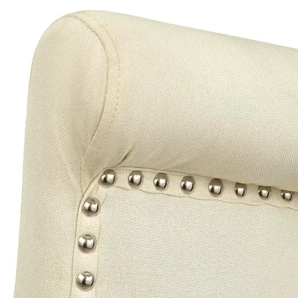 Simple Living Adeline Nailhead Parsons Dining Chair (Set of 2)