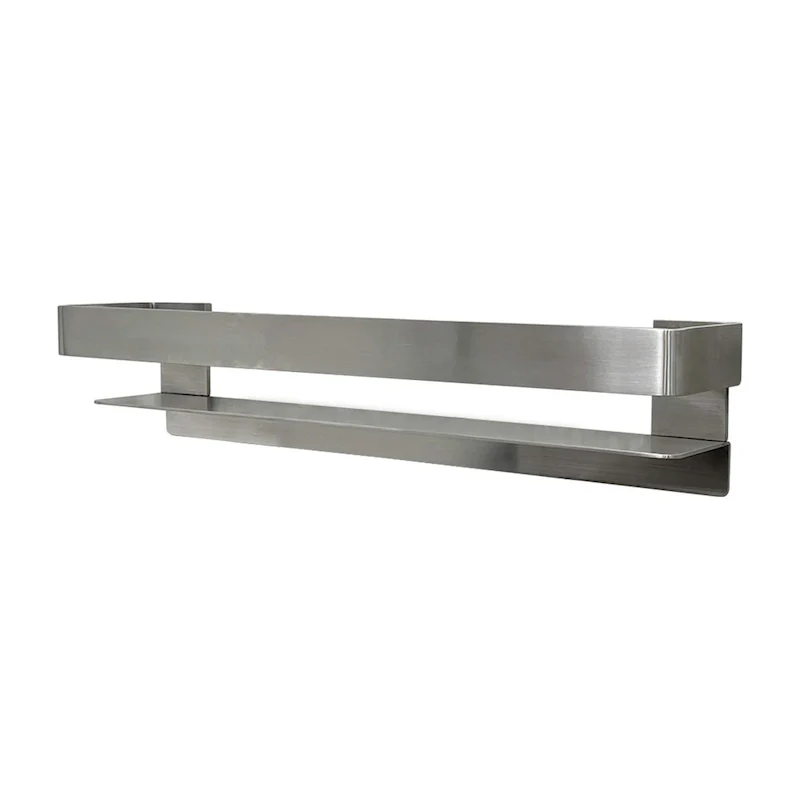 20-in Stainless Steel Grab Bar Shelf with Rail - Champagne Bronze / Polished Chrome / Brushed Stainless / Matte Black
