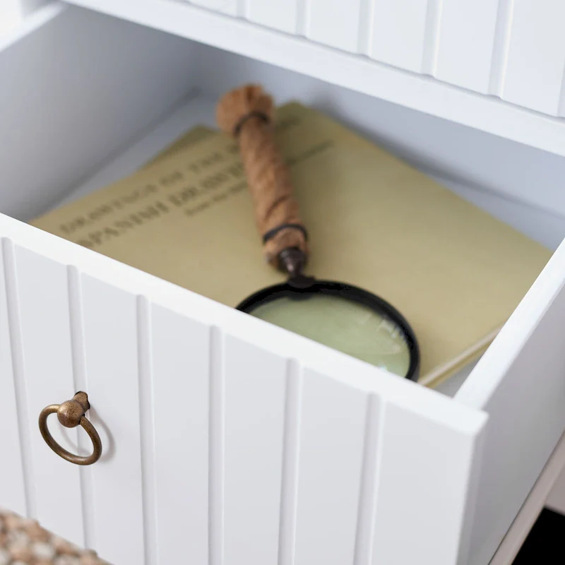 SAFAVIEH Deogilde 2-Drawer Accent Table Nightstand