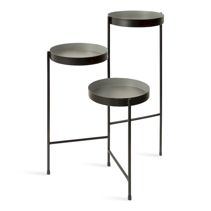 Kate and Laurel Finn Metal 3-tier Modern Plant Stand - 16x21x30