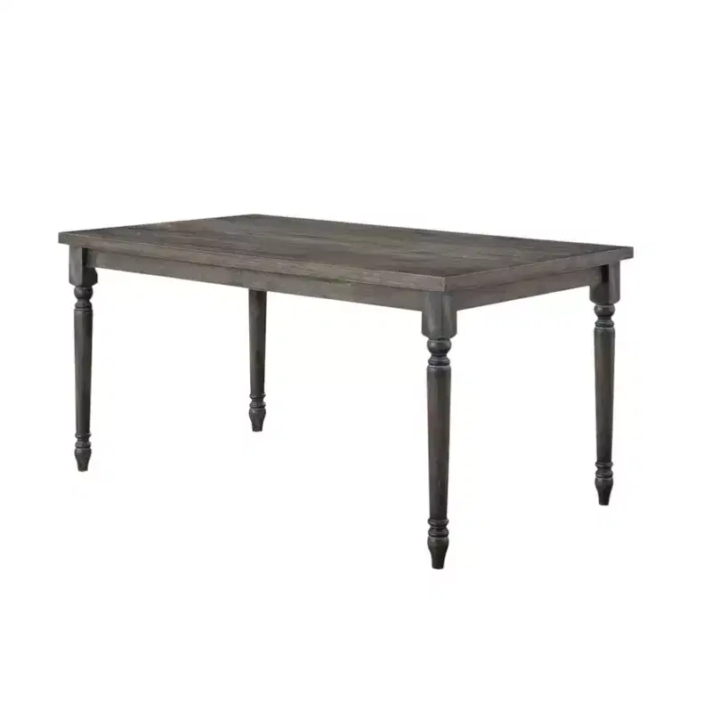 HomeRoots 59 Gray Wood Dining Table