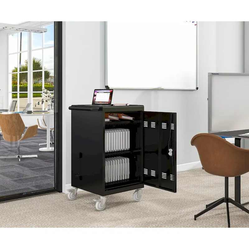 Mobile Charging Cart and Cabinet
