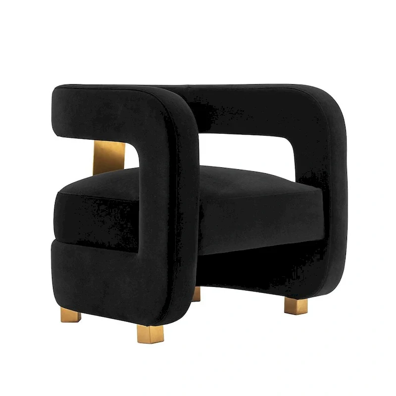 Modern Amirah Velvet Accent Chair